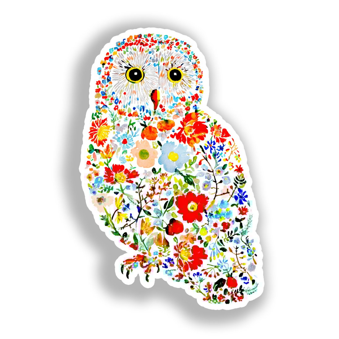 Owl Vinyl Decal Sticker for Car, Laptop, Tumbler and more # A019097-4" x 4"