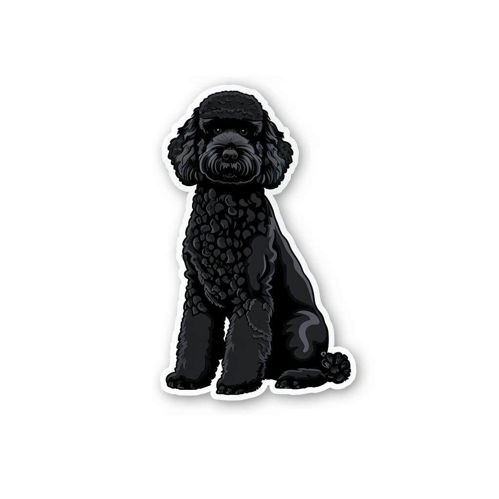 Poodle Dog heartcore Vinyl Decal Sticker for Car, Laptop, Tumbler and more # F012422