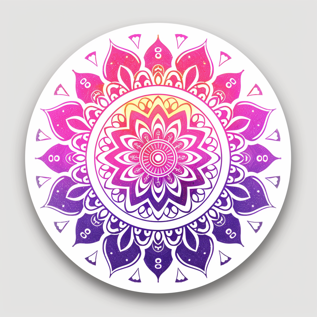 Mandala Vinyl Decal Sticker for Car, Laptop, Tumbler and more # F08101
