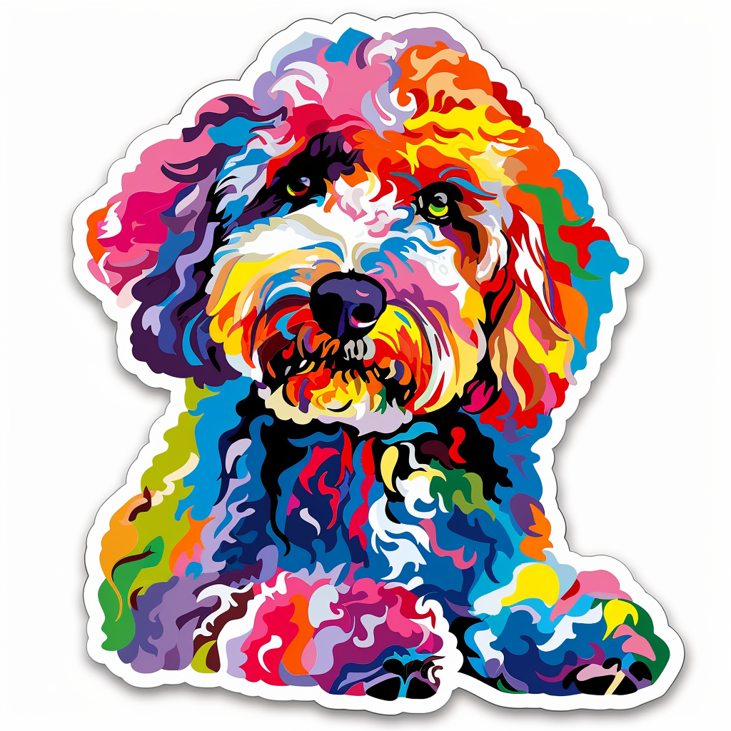 Poodle Dog Vinyl Decal Sticker for Car, Laptop, Tumbler and more # F012526