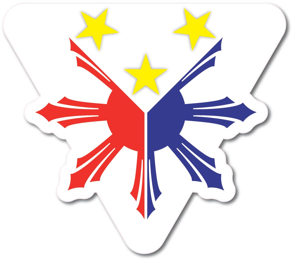 Filipino Philippines Philippine Flag Vinyl Decal Sticker for Car, Laptop, Tumbler and more # F022632
