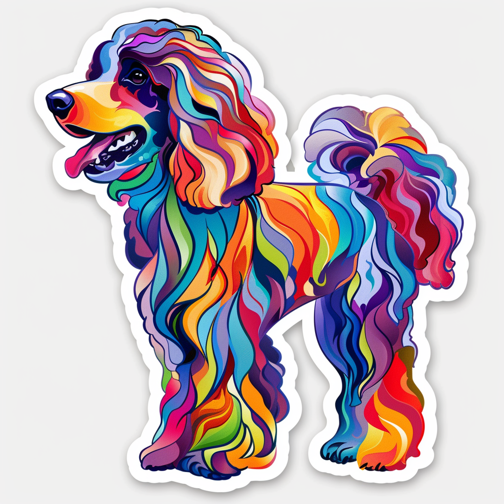 Poodle Dog Vinyl Decal Sticker for Car, Laptop, Tumbler and more # F012658