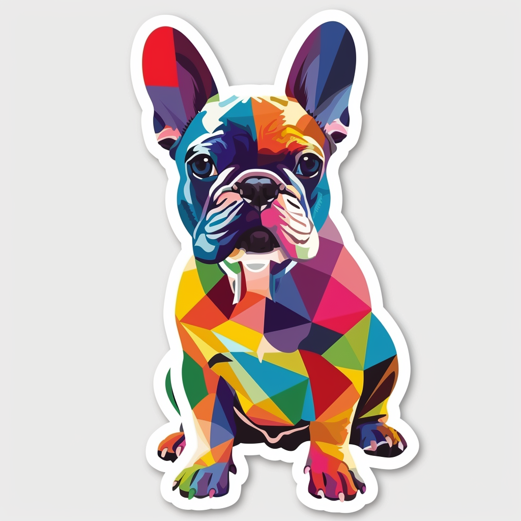 French Bulldog Vinyl Decal Sticker for Car, Laptop, Tumbler and more # F07194