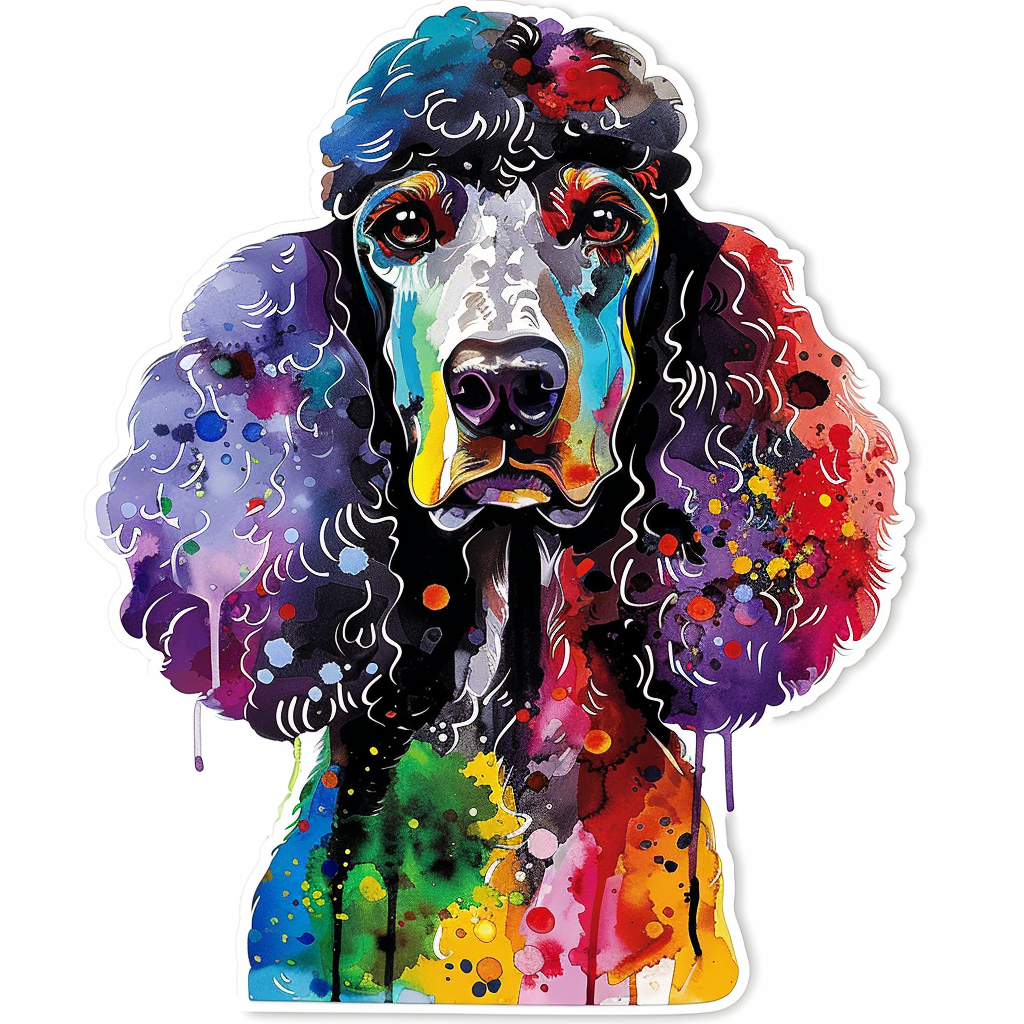 Poodle Dog Vinyl Decal Sticker for Car, Laptop, Tumbler and more # F012469