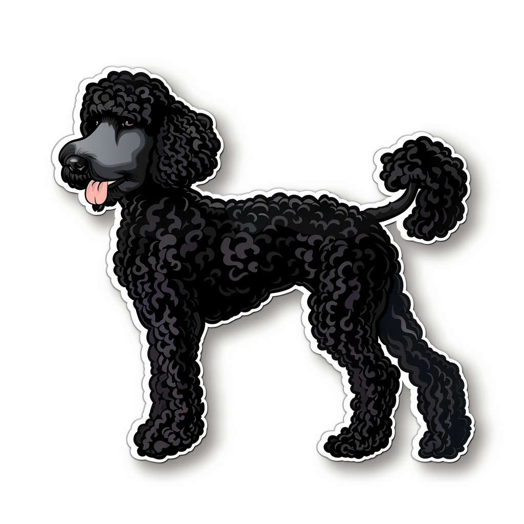 Poodle Dog Vinyl Decal Sticker for Car, Laptop, Tumbler and more # F012783