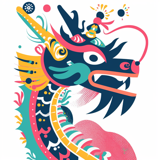 Dragon crowned majestic Expressive surreal Vinyl Decal Sticker for Car, Laptop, Tumbler and more # F019045-4" x 4"