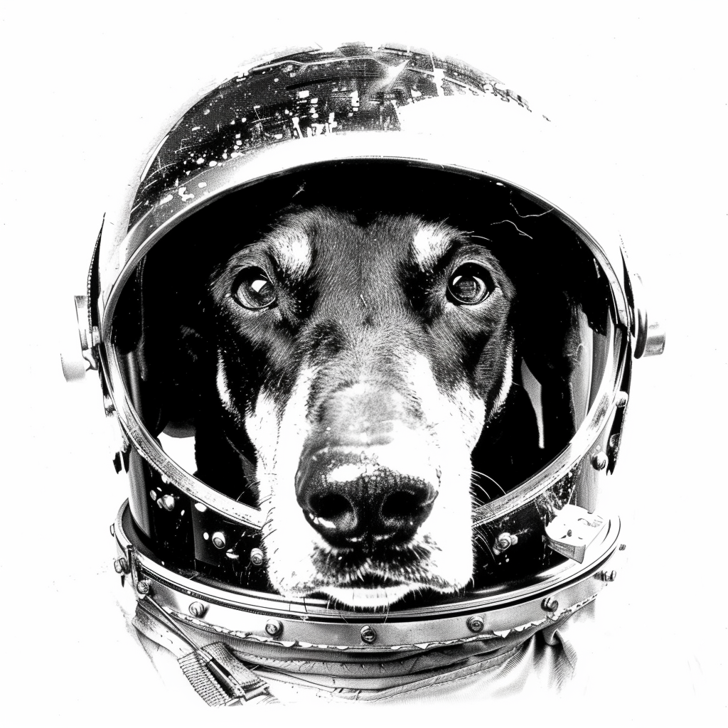 Sticker of a Cute and Adorable Doberman Pinscher Expressive surreal Vinyl Decal Sticker for Car, Laptop, Tumbler and more # F019283