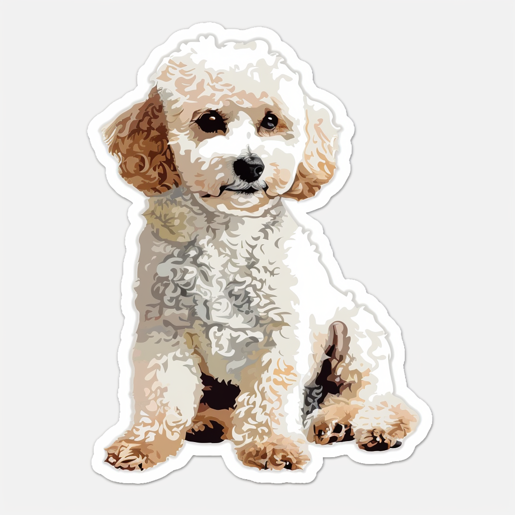 Poodle Dog Vinyl Decal Sticker for Car, Laptop, Tumbler and more # F07719