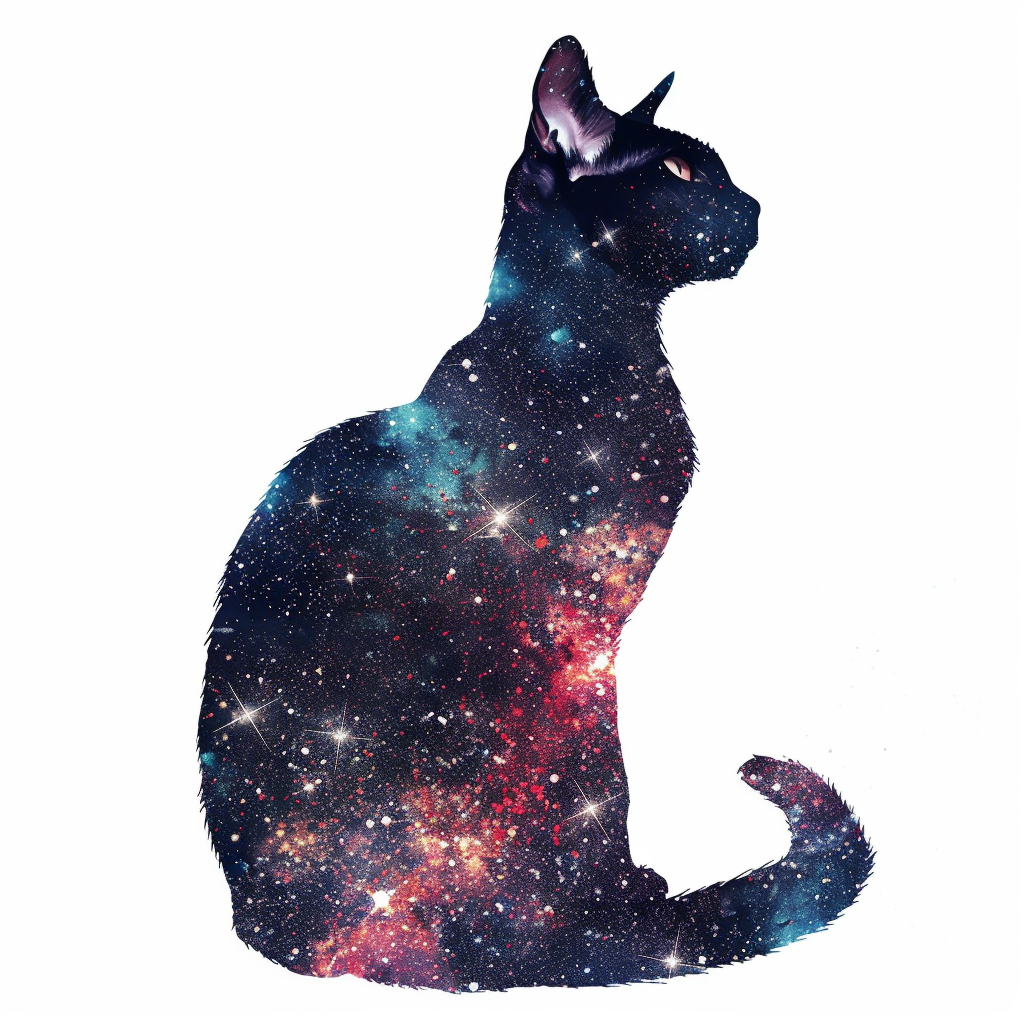 Adorable Cornish Rex Cat Expressive surreal Vinyl Decal Sticker for Car, Laptop, Tumbler and more # F021547-4" x 4"