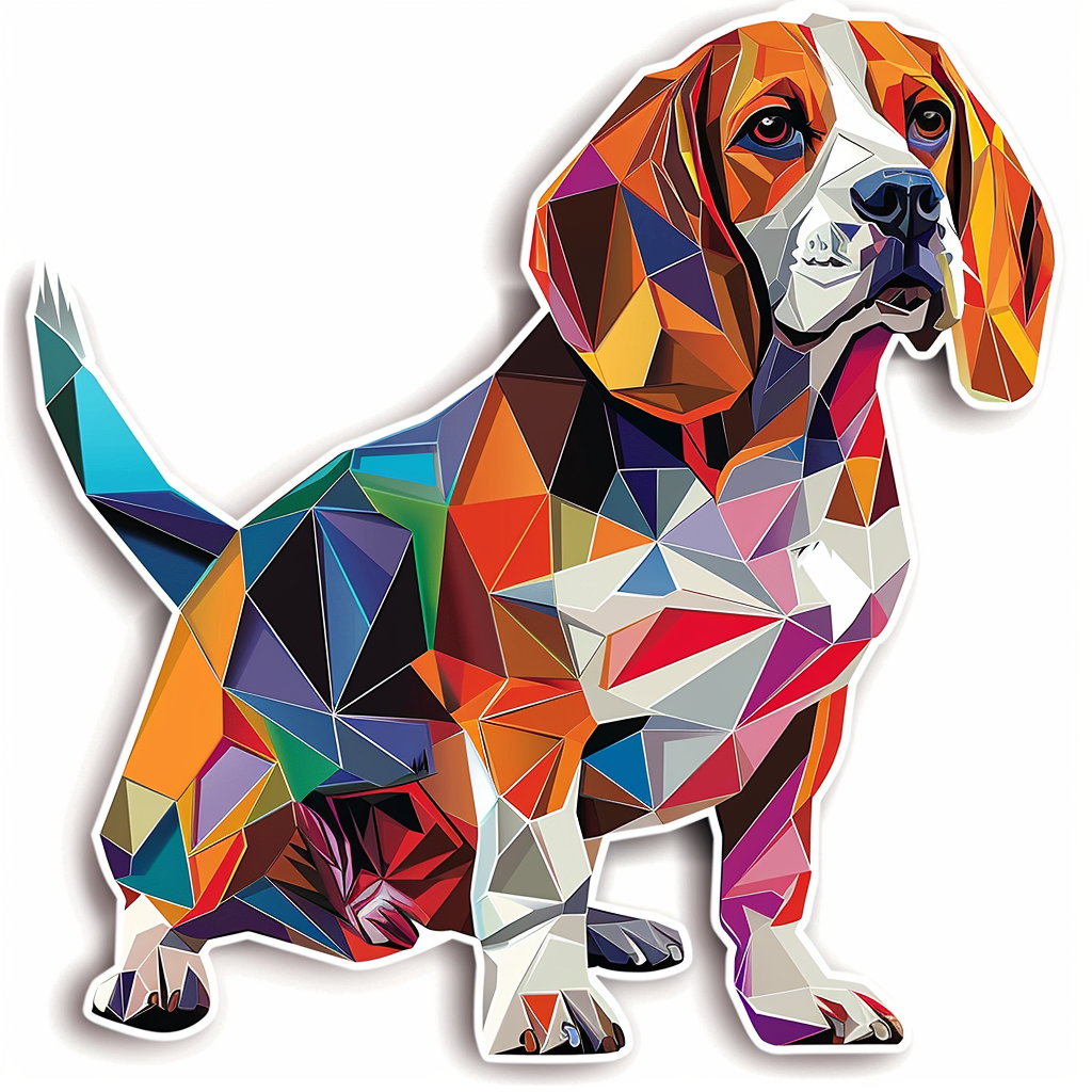 Beagle dog Vinyl Decal Sticker for Car, Laptop, Tumbler and more # F011960