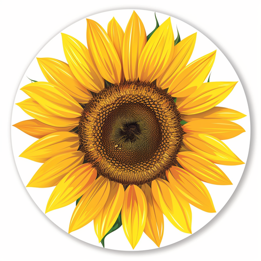 Sunflower flower majestic Expressive surreal Vinyl Decal Sticker for Car, Laptop, Tumbler and more # F022988