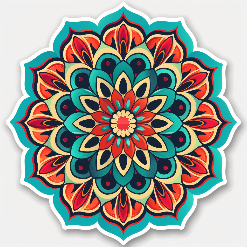 Mandala Vinyl Decal Sticker for Car, Laptop, Tumbler and more # F08157