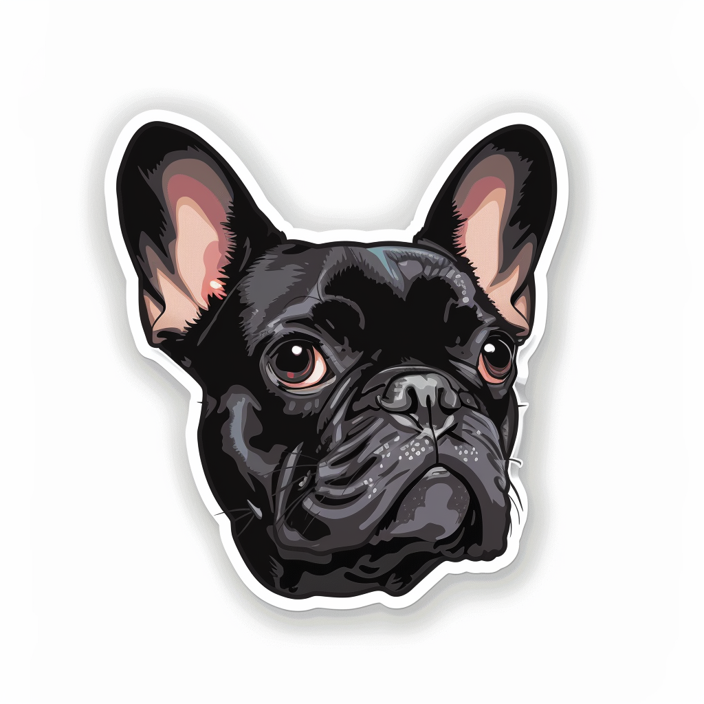 French Bulldog Vinyl Decal Sticker for Car, Laptop, Tumbler and more # F07185