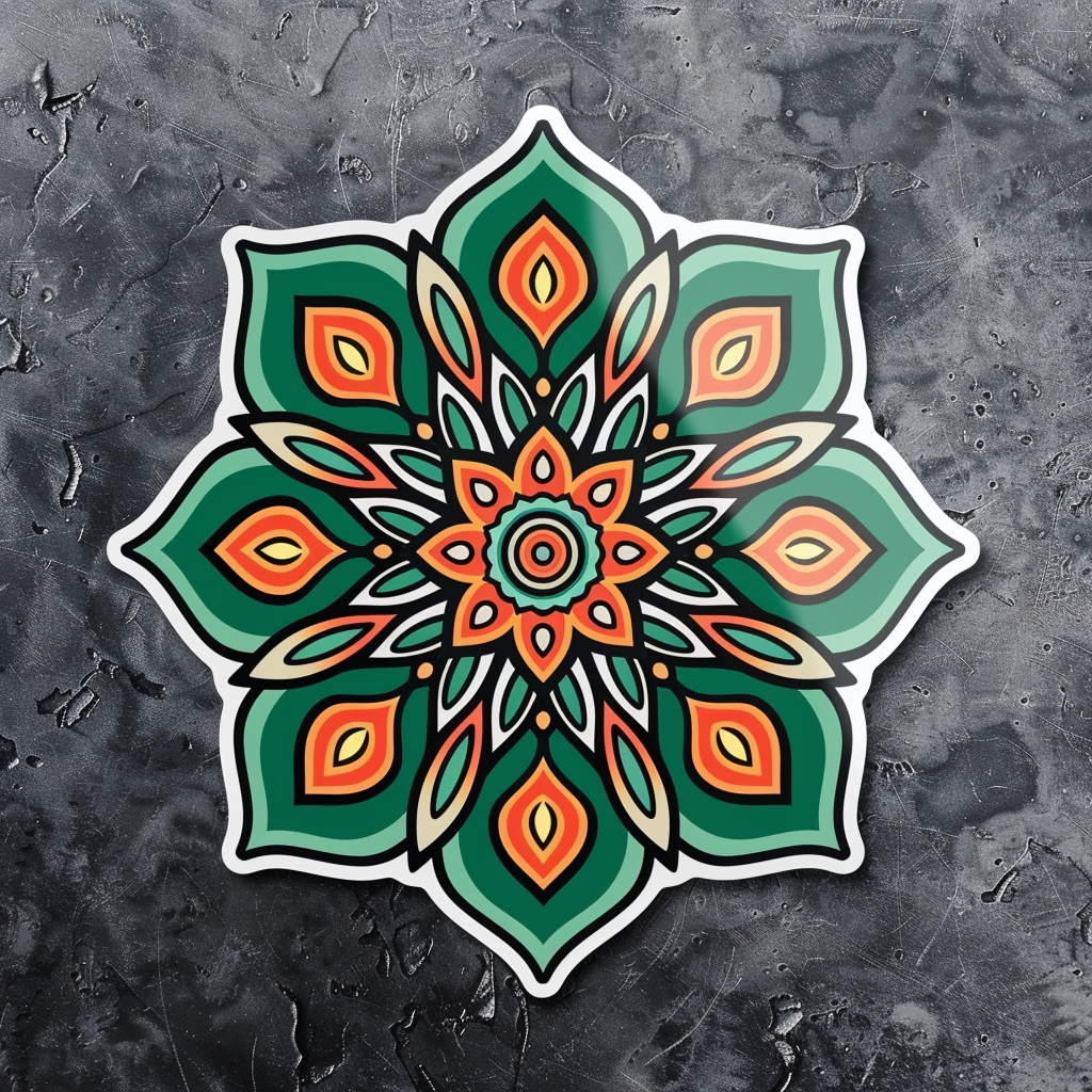 Mandala Vinyl Decal Sticker for Car, Laptop, Tumbler and more # F08083