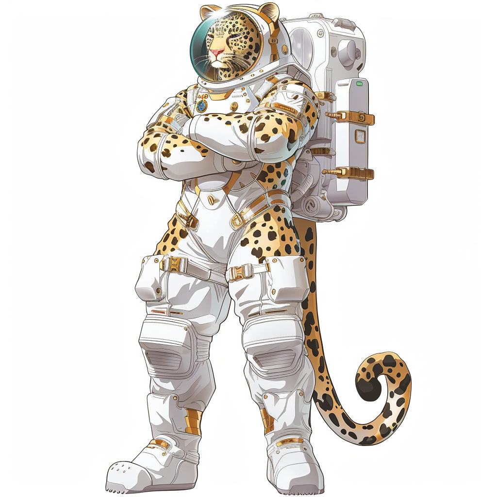 Leopard majestic Expressive surreal Vinyl Decal Sticker for Car, Laptop, Tumbler and more # F022502