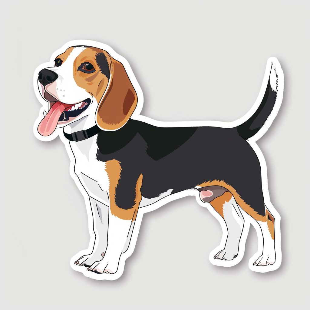 Beagle dog Vinyl Decal Sticker for Car, Laptop, Tumbler and more # F011872