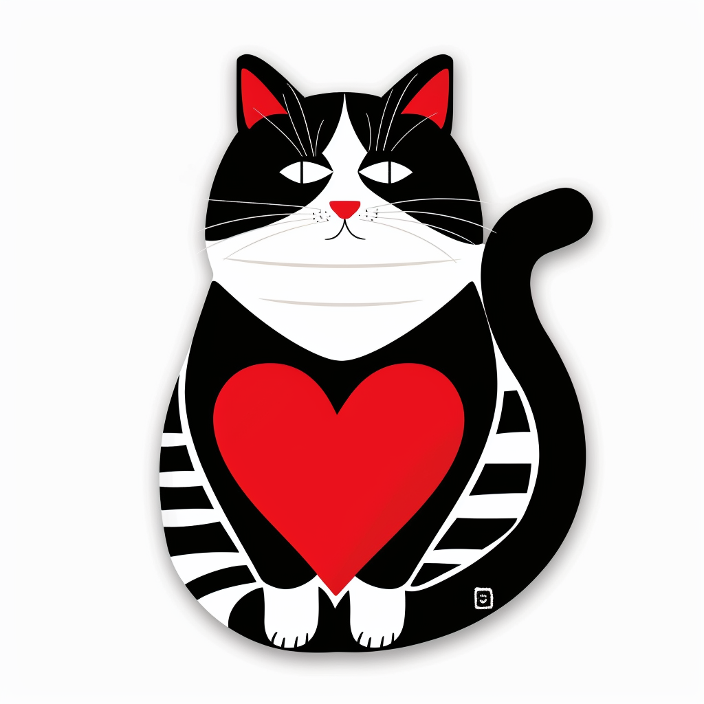 American Shorthair Cat majestic Expressive surreal Vinyl Decal Sticker for Car, Laptop, Tumbler and more # F018914