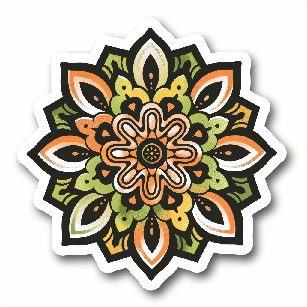 Mandala Vinyl Decal Sticker for Car, Laptop, Tumbler and more # F08164