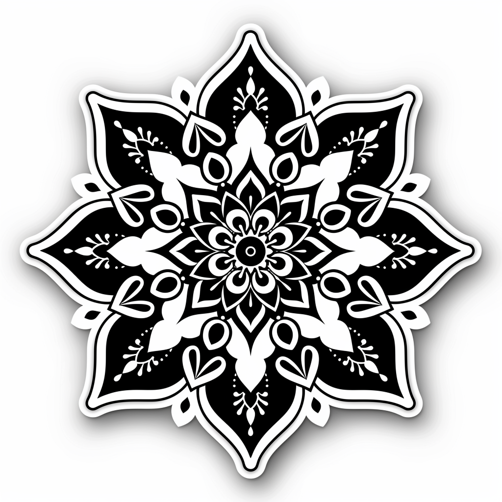Mandala Vinyl Decal Sticker for Car, Laptop, Tumbler and more # F08273