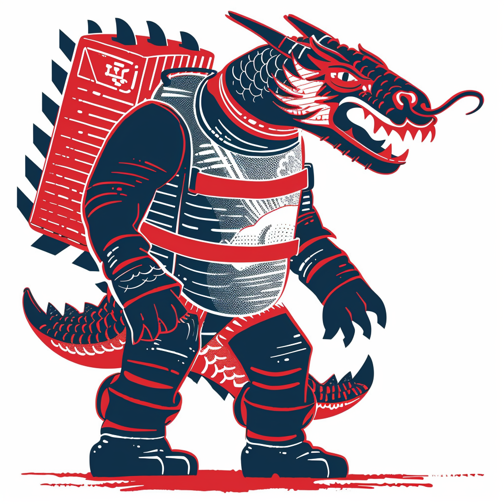 Dragon astronaut majestic Expressive surreal Vinyl Decal Sticker for Car, Laptop, Tumbler and more # F019007