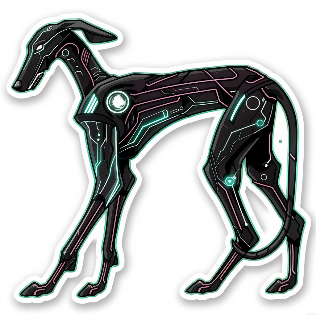 Great Dane Dog Expressive surreal Vinyl Decal Sticker for Car, Laptop, Tumbler and more # F022720