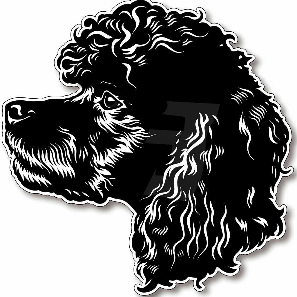 Poodle Dog Vinyl Decal Sticker for Car, Laptop, Tumbler and more # F012775