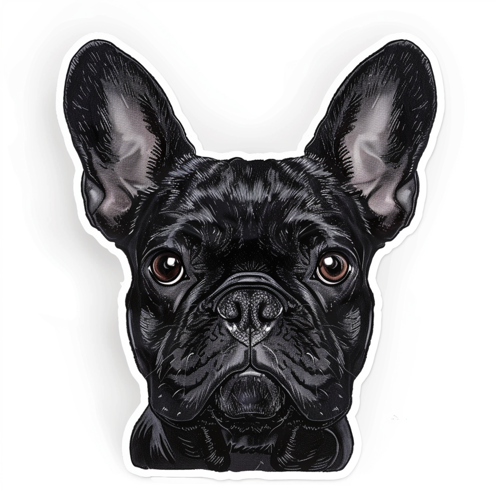 French Bulldog Vinyl Decal Sticker for Car, Laptop, Tumbler and more # F07256