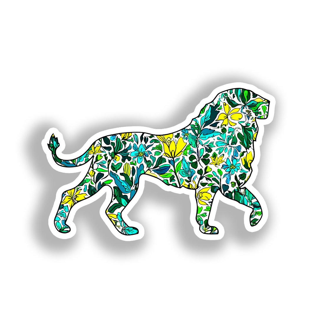 Lion Vinyl Decal Sticker for Car, Laptop, Tumbler and more # A019143-4" x 4"
