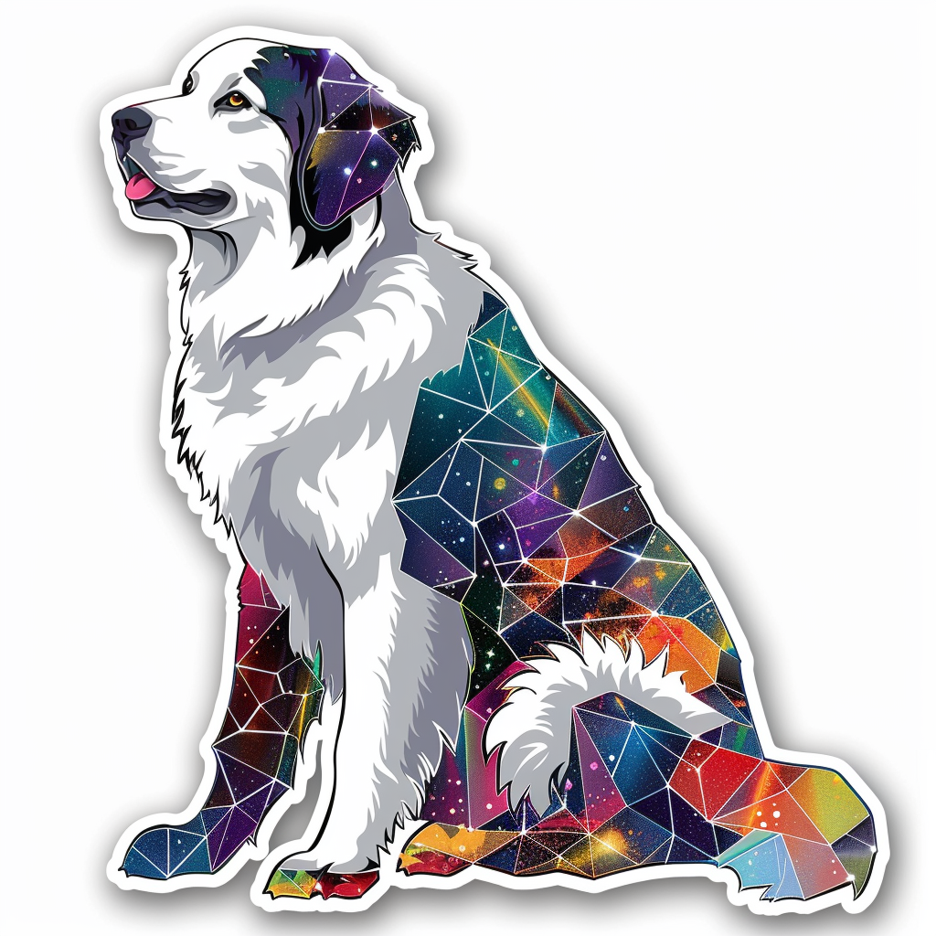 Great Pyrenees dog  Vinyl Decal Sticker for Car, Laptop, Tumbler and more # F023547