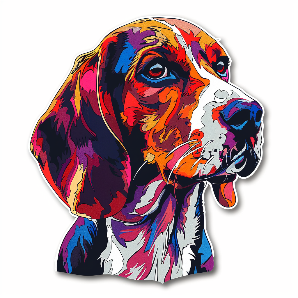 Beagle dog Vinyl Decal Sticker for Car, Laptop, Tumbler and more # F011744