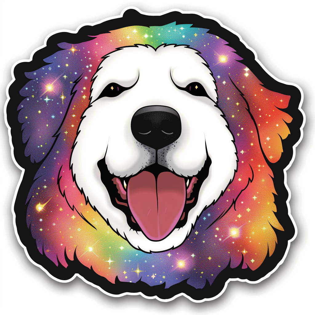 Great Pyrenees dog  Vinyl Decal Sticker for Car, Laptop, Tumbler and more # F023542