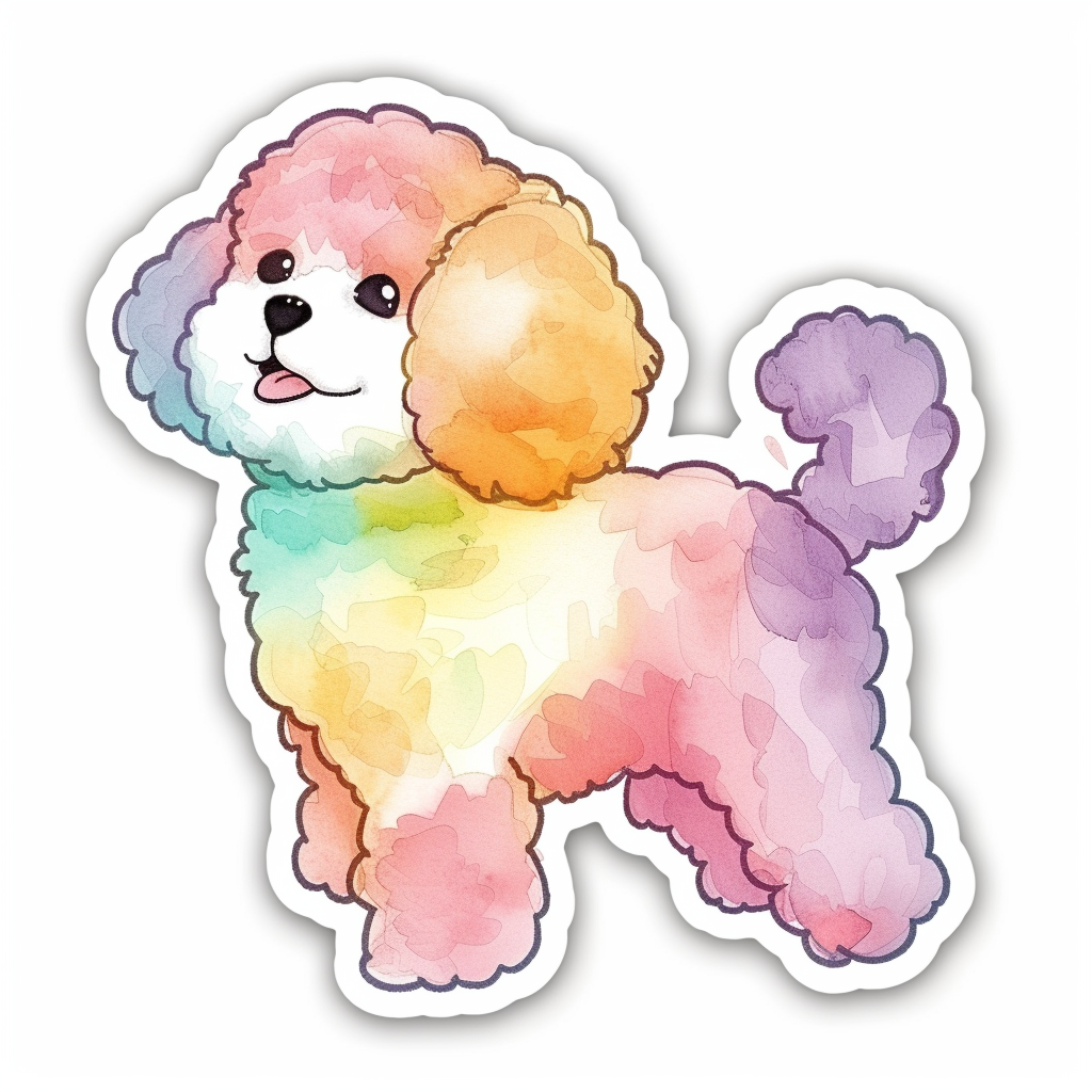 Poodle Dog Vinyl Decal Sticker for Car, Laptop, Tumbler and more # F012508