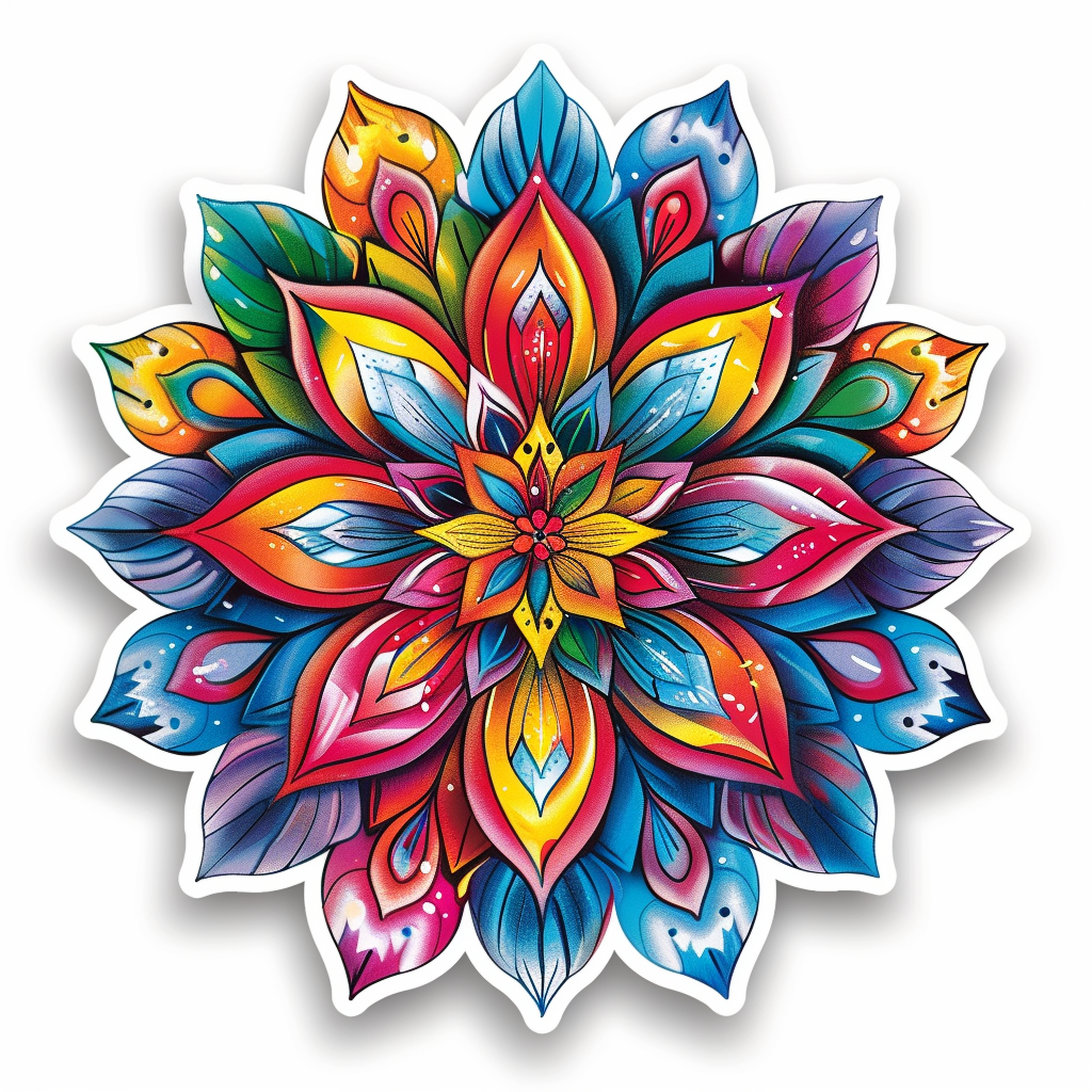 Mandala Vinyl Decal Sticker for Car, Laptop, Tumbler and more # F08187