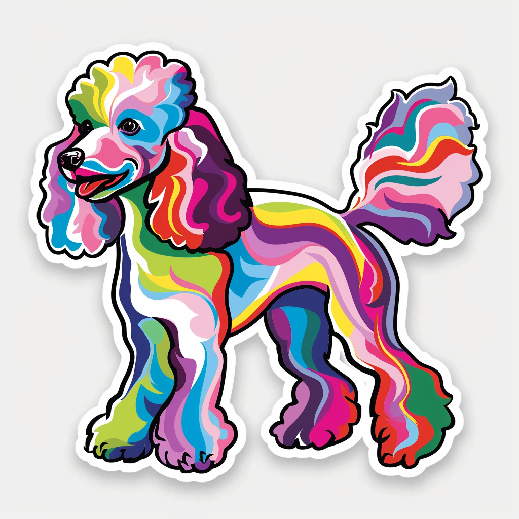 Poodle Dog Vinyl Decal Sticker for Car, Laptop, Tumbler and more # F012494