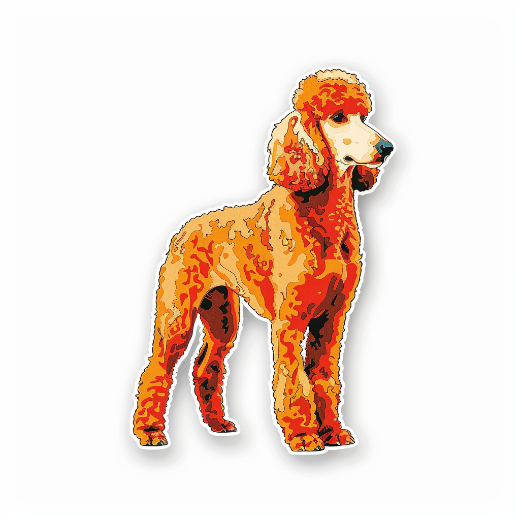 Poodle Dog Vinyl Decal Sticker for Car, Laptop, Tumbler and more # F012781