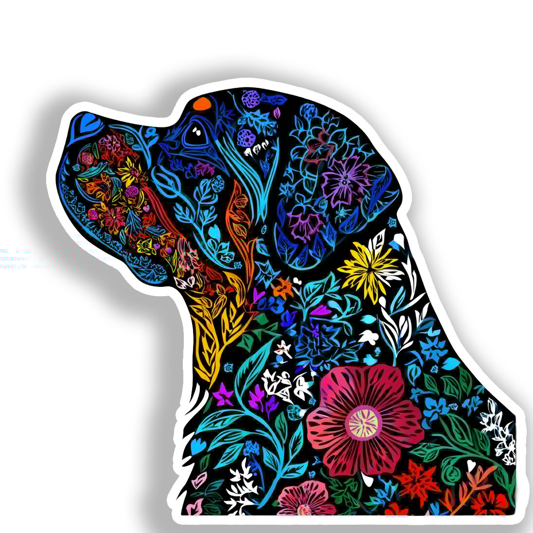 Rottweiler Dog Vinyl Decal Sticker for Car, Laptop, Tumbler and more # A017988-4" x 4"