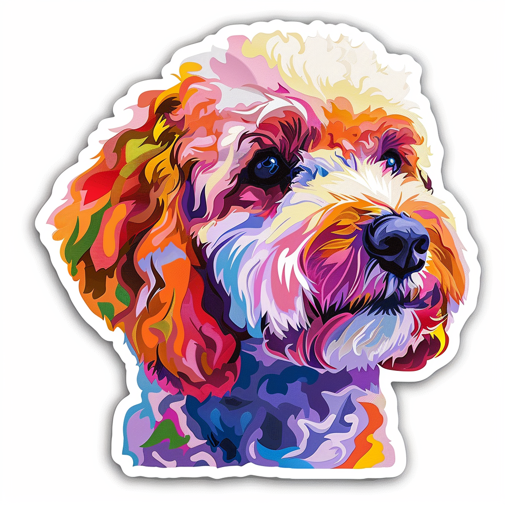 Poodle Dog Vinyl Decal Sticker for Car, Laptop, Tumbler and more # F012641