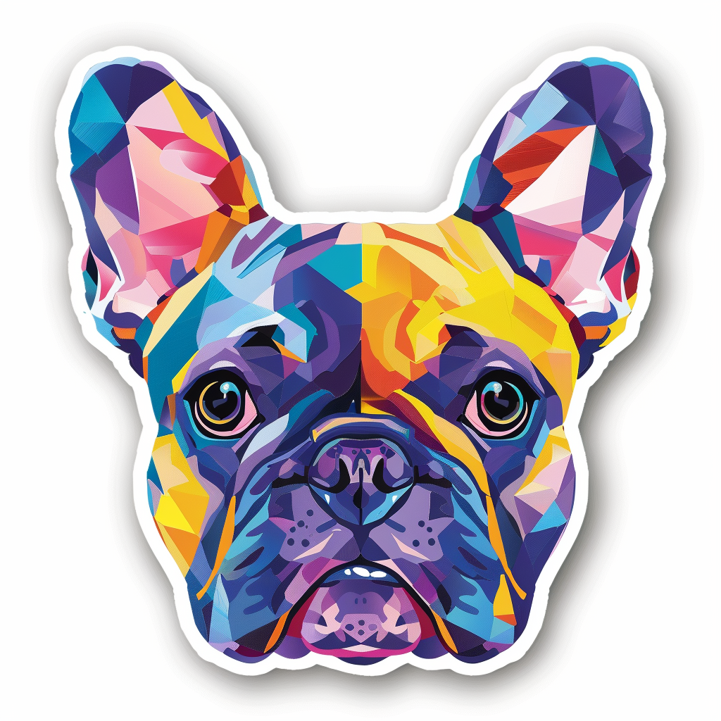 French Bulldog Vinyl Decal Sticker for Car, Laptop, Tumbler and more # F07274