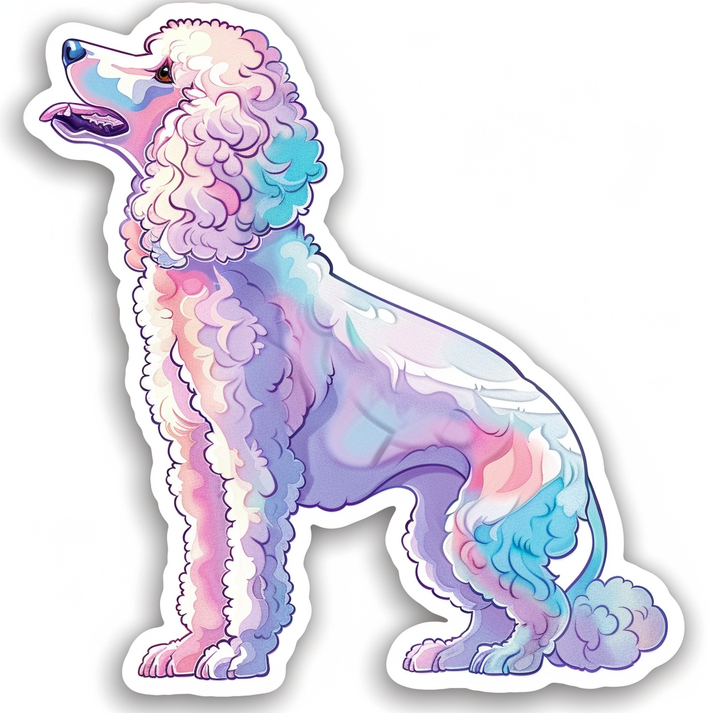 Poodle Dog Vinyl Decal Sticker for Car, Laptop, Tumbler and more # F07265