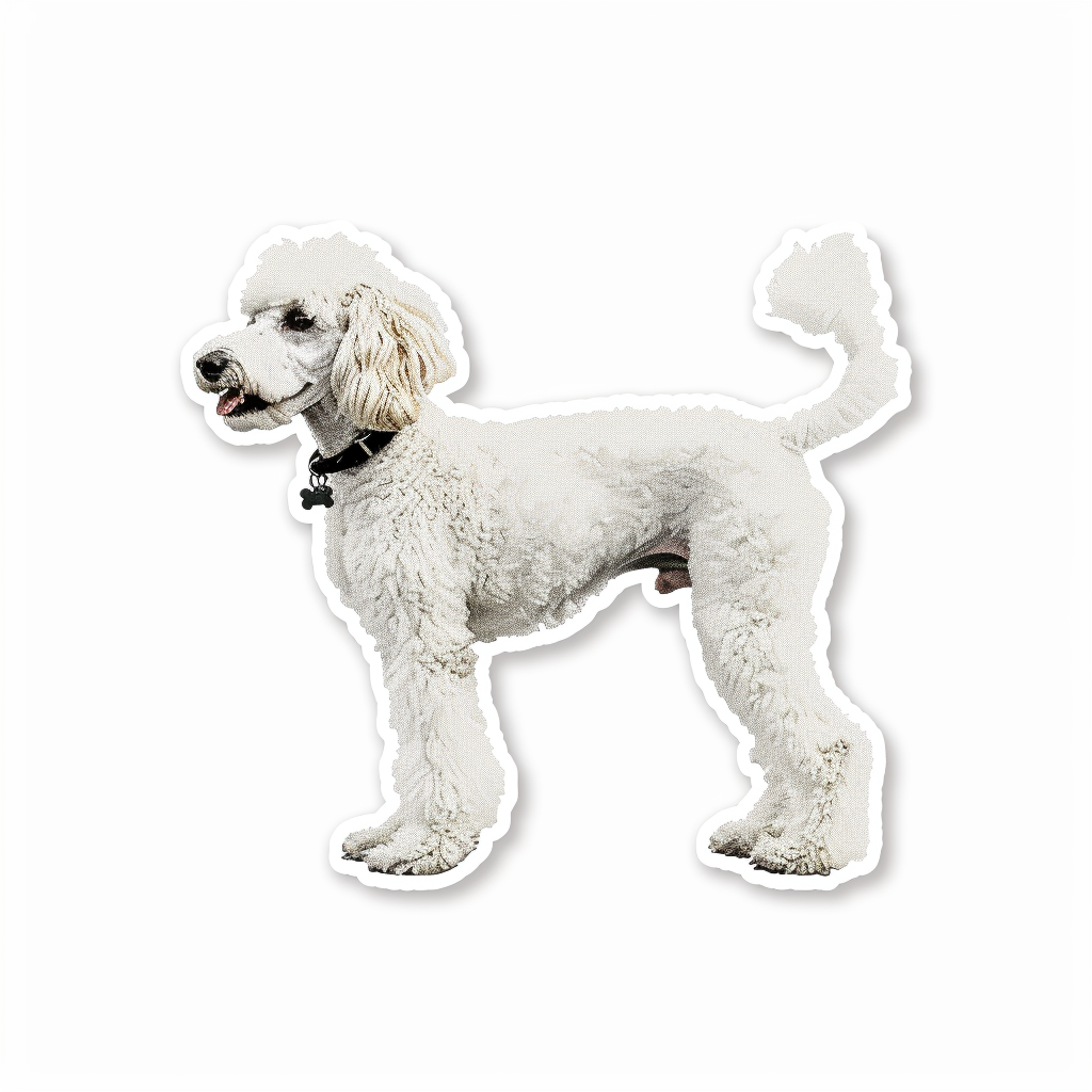 Poodle Dog Vinyl Decal Sticker for Car, Laptop, Tumbler and more # F07725