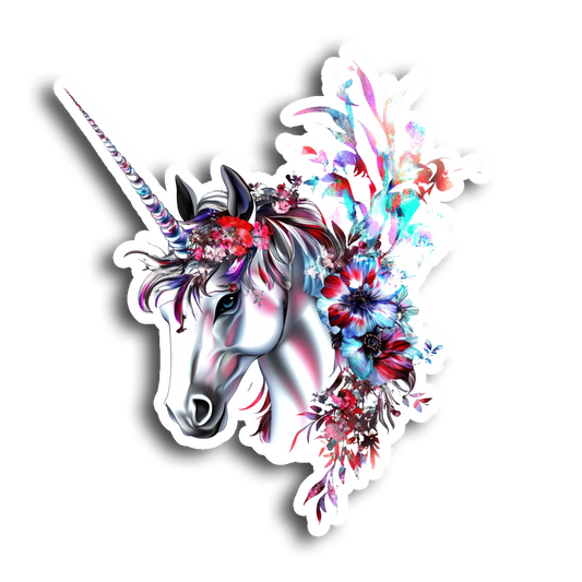 Unicorn Vinyl Decal Sticker for Car, Laptop, Tumbler and more # A017044-8" x 8"