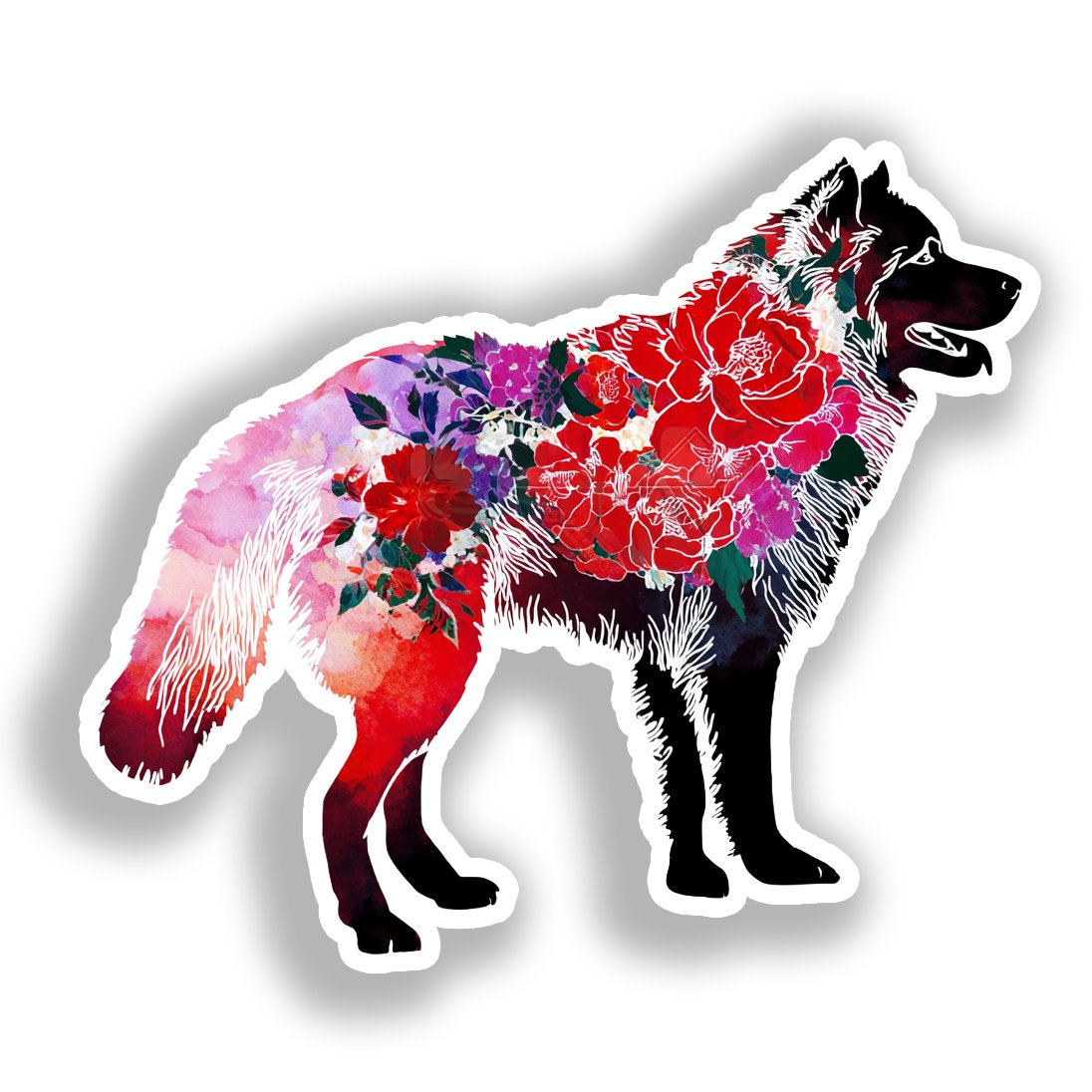Large Breed Dog Vinyl Decal Sticker for Car, Laptop, Tumbler and more # A019435-4" x 4"