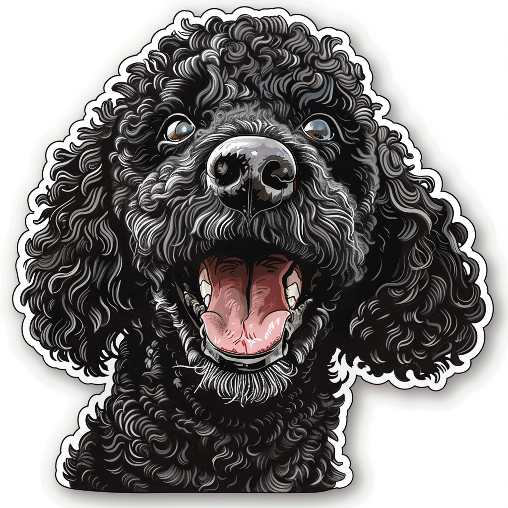 Poodle Dog Vinyl Decal Sticker for Car, Laptop, Tumbler and more # F012642