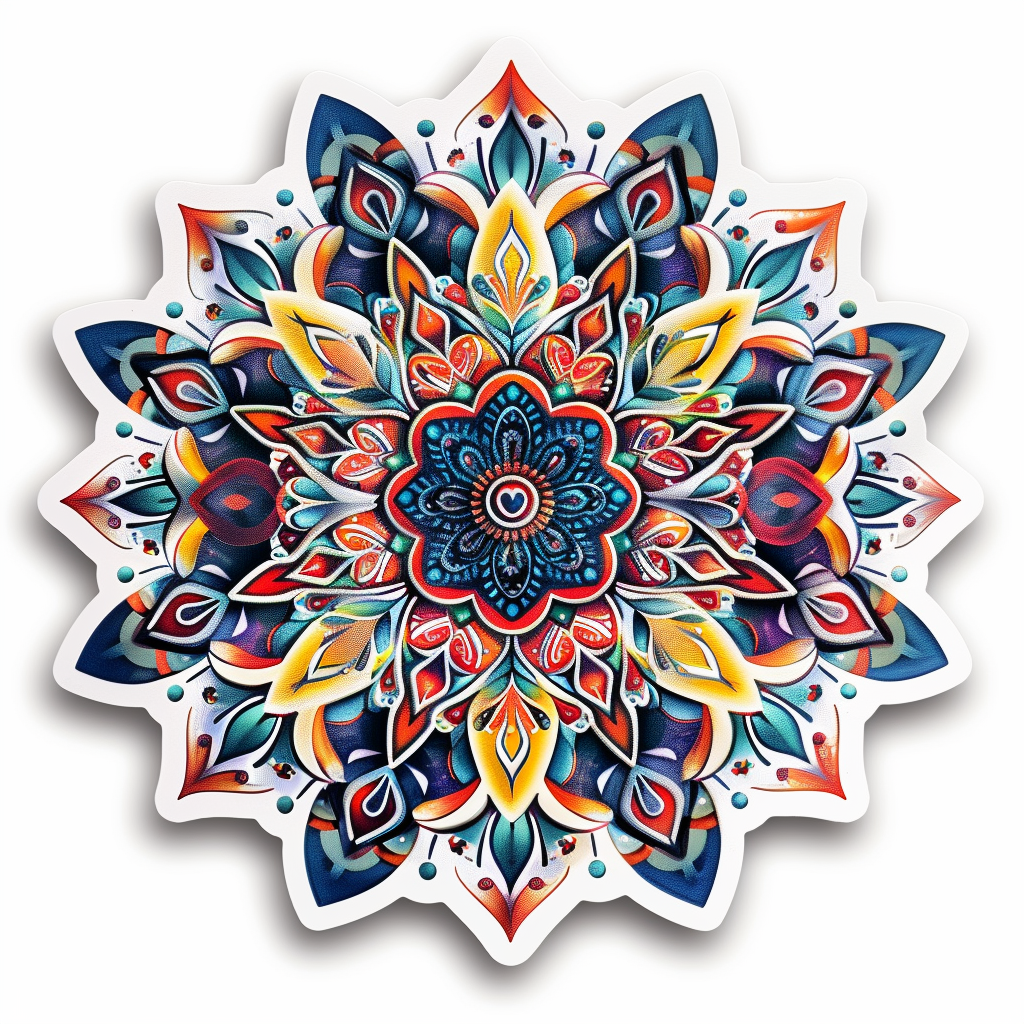 Mandala Vinyl Decal Sticker for Car, Laptop, Tumbler and more # F08075