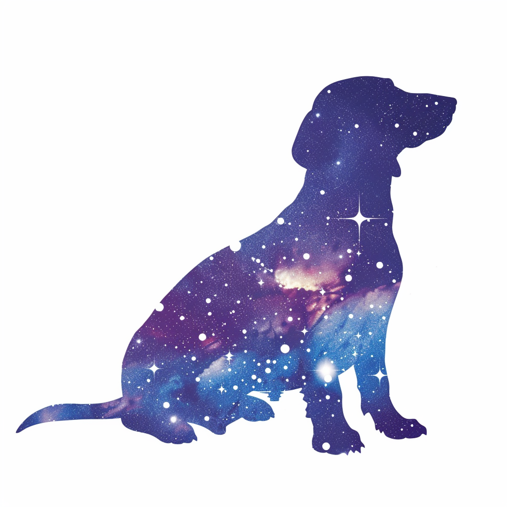 Dachshund Dog galaxy Vinyl Decal Sticker for Car, Laptop, Tumbler and more # F012979