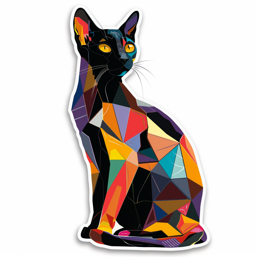 Abyssinian cat Vinyl Decal Sticker for Car, Laptop, Tumbler and more # F07628