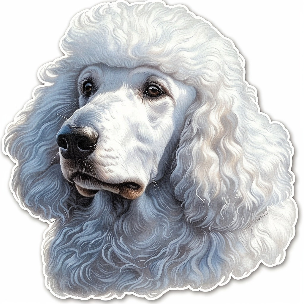 Poodle Dog Vinyl Decal Sticker for Car, Laptop, Tumbler and more # F012633