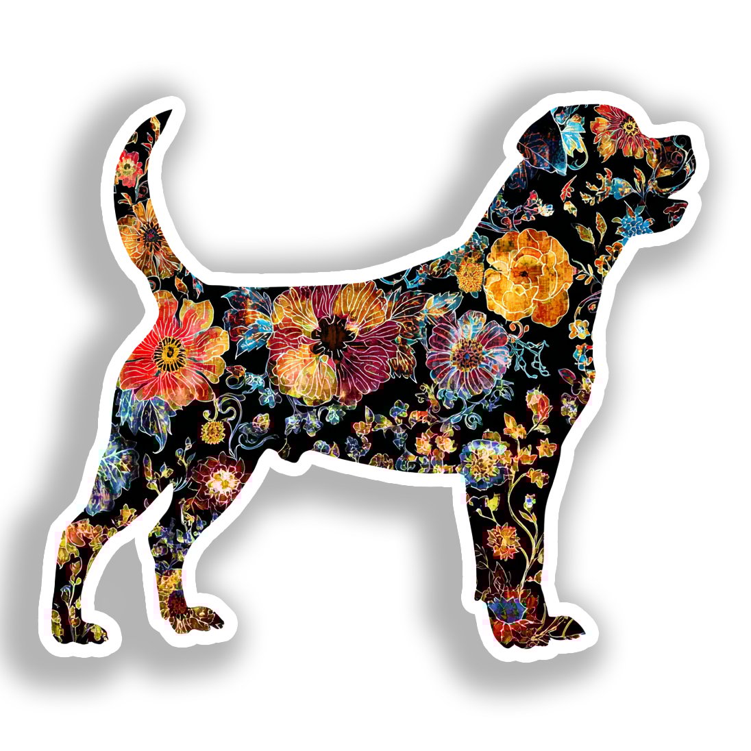 Rottweiler Dog Vinyl Decal Sticker for Car, Laptop, Tumbler and more # A018250-4" x 4"