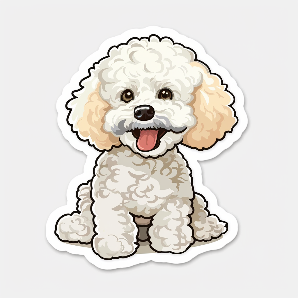 Poodle Dog Vinyl Decal Sticker for Car, Laptop, Tumbler and more # F07182