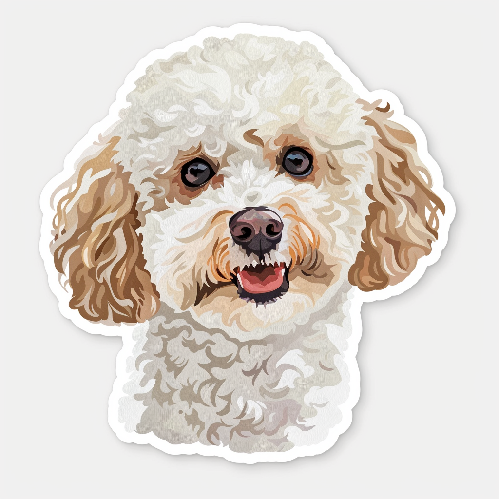 Poodle Dog Vinyl Decal Sticker for Car, Laptop, Tumbler and more # F012671